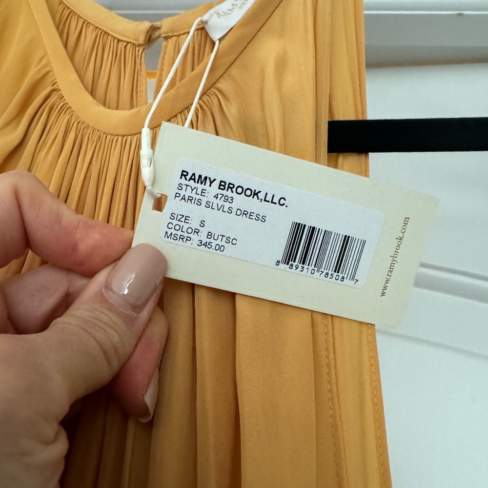 Ramy brook smocked waistline dress